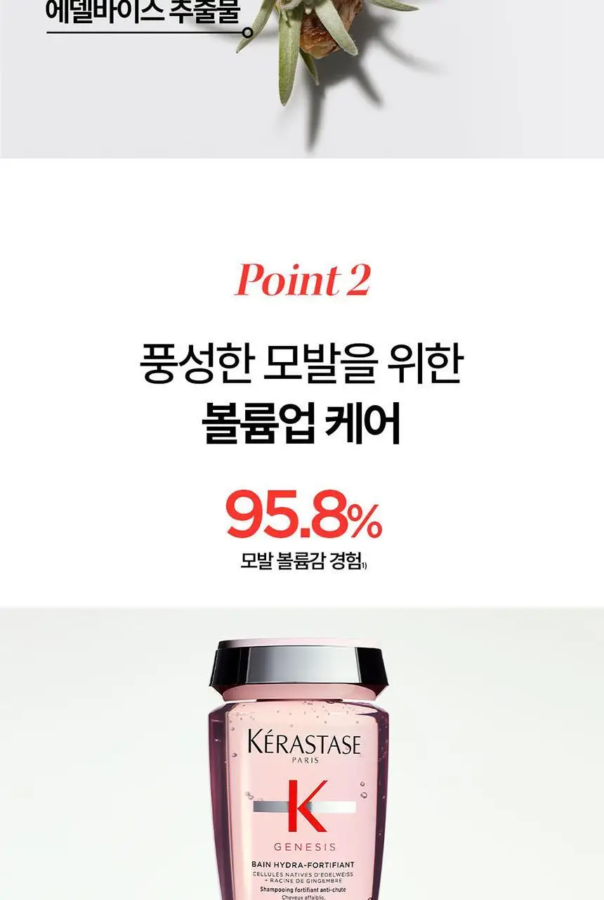 [얇은 모발용][새싹케어] 케라스타즈 제네시스 새싹샴푸 미니 단품/기획 상세페이지 7